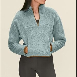 Girlfriend Collective Half-Zip Sherpa